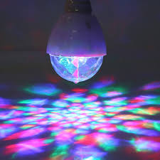 Färgglad Disco Lampa E27 - Roterande LED för Fest
