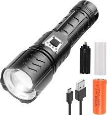 Extremt Ljus LED-ficklampa 10 000 Lumen – Vattentät och Taktisk