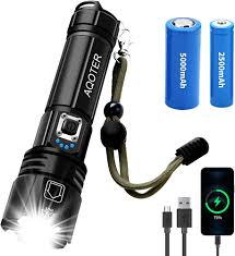 Ultra-Ljus LED Ficklampa 10 000 Lumen