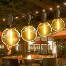 Utomhus LED Ljusslinga G40 - 15M/50Ft