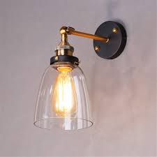 Industriell Vintage Vägglampa med Edison-Lampa