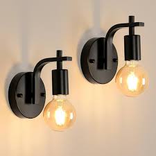 Tvådelad Retro Vägglampa E27 - Industriell Stil