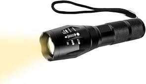 WESLITE LED-ficklampa med gult ljus och zoomfunktion