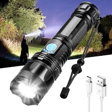Uppladdningsbar LED-ficklampa 5000 Lumen