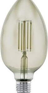 EGLO Dimbar Rökig Vintage LED Glödlampa Ø 8 cm