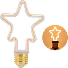 YEmirth LED Stjärnljuskrona E27 Glödlampa