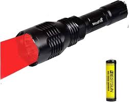 Superljus Rödljus Ficklampa 1000 Lumen