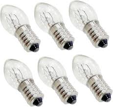 6-pack E14 Glödlampor 10W Amber - Dekorativ Nattlampa