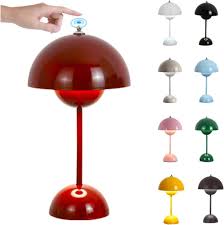 O·Lankeji Trådlös LED Blomkruka med Touch Dimmer