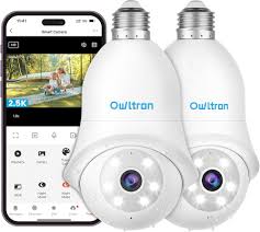 Owltron 4 MP 360° Säkerhetskamera för Glödlampa