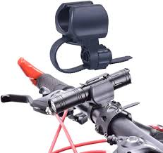 ZOOENIE Universell Cykel Styr Ficklampa Hållare