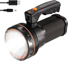 Extremt Ljus USB-Uppladdningsbar LED-Ficklampa