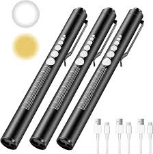 LED Ficklampa Penna för Sjuksköterskor - 3-pack