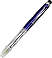 Multifunktionell 3-i-1 LED Kulspetspenna med Pekare