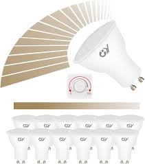 GY GU10 Dimbara LED-lampor 7W - 60W Halogenersättning