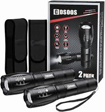 COSOOS 2-st LED-ficklampa - Ultrakraftfull med Fodral