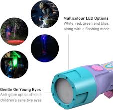 Ledlenser Kidbeam4 Barnficklampa - Lila och Energibesparande