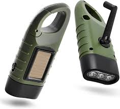 2-pack Solcells-LED Ficklampor med Vev - Nödlösning