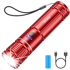 Blukar Ultrakraftfull Uppladdningsbar LED-ficklampa