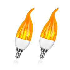 LED Flammeffekt Glödlampa E14 - 3 Lägen