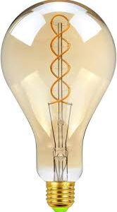 Stor Vintage LED Edison-lampa 4W - Mjuk Filament Dekor