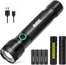 ZOFO 2000 LM USB-laddningsbar Ficklampa