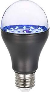 7 W 25 LED UV-glödlampa 365 nm A19