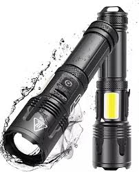 Kraftfull Militär LED-ficklampa