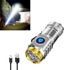 IFFANY VoltGuard Elite 2-i-1 Militärficklampa - Mini LED Blixthuvud