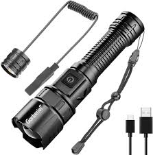 Extremt Ljus Ficklampa 10000 Lumen - USB Laddning